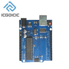UNO R3 Official Version ATMEGA16U2+MEGA328P Chip For Arduino UNO R3 Development Board + USB CABLE