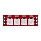 OPEN-SMART 4 Bit RGB LED 4 Digit Module Neo Pixel WS2812 5050 Full-color RGB LED Lamp Cascadable for Arduino