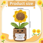 Positive Energy Crochet Doll Pocket Hug Handmade Knitted Plush Potato Plant Avocado Bee Turtle Duck Funny Emotional Support Gift