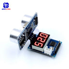 diymore HC-SR04P/SR04 Ultrasonic Sensor HC-SR04 Measuring Distance Sensor LED Display Module for Arduino  Robot