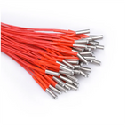 Heating Tube 6*20mm Ceramic Cartridge Heater 1M/1.5M 12V/24V 40W For Mk8 Cr10 Ender 3 E3D V6 Extruder 3D Printer Parts