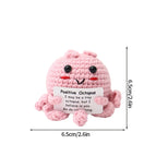 Positive Potato Ornament Desk Accessories Offices Accessories Desktop Decoration Crochet Fruits Vegetables Christmas Gift