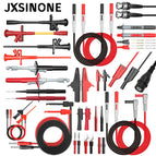JXSINONE P1600 series Multimeter Test Lead Kit 4mm Banana Plug-Test Cable Test Probe IC Hook Clips Automotive Repair Tool Set