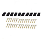 5/10 Pairs Jr Futaba Servo Receiver Connector Plug with Lock and Male Female Gold Plated Terminals Crimp Pin Kit for RC Battery