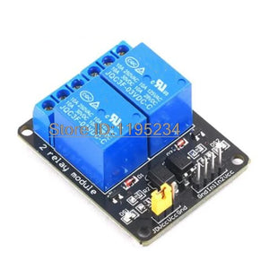 1pcs 5V 12V 24V 2 Channel Relay Module High and low Level Trigger Dual Optocoupler Isolation Relay Module