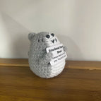 New Knitted Positive Turtle Doll Handmade Emotional Support Positive Crochet Sea Turtles Gifts for Christmas New Year Birthday