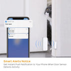 Tuya Wifi Door Sensor Window Entry Sensor Security Burglar Door Sensor Alarm Smart Life Magnetic Door Sensor Alexa Google Home