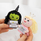 Crochet Positive Potato Desk Accessories Crochet Dolls Funny Gifts Office Interior Home Decor Christmas New Year Gifts