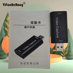 USB 2.0 4K 1080P HDMI-Compatible USB 3.0 Video Capture Card Game Recording Box for Youtube OBS Live Streaming Broadcast Computer