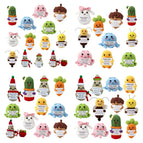 50pcs Crochet Ornament Positive Potatoes Gifts Office Desk Accessorie Desktop Hand-woven Doll Kids Graduation Gift