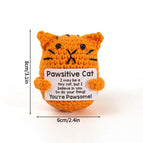 Crochet Ornament Office Desk Accessorie Crochet Figurine Decoration Handmade Woven Animals Kindergarten Decor Birthday Gifts