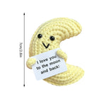 Positive Potato Ornament Desk Accessories Offices Accessories Desktop Decoration Crochet Fruits Vegetables Christmas Gift