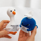 Crochet Decoration Desk Accessorie Cartoon Crochet Ornament Office Accessorie Christmas Halloween Party Guests Gifts