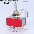 1/2/5PCS SPDT DPDT Reset Latching Toggle Switch 125V6A MTS-302 Mini Miniature Toggle Switch MTS-403 ON-ON Mini Toggle Switches