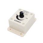 8A Single Color Knob Dimmer 12V 24V LED Rotary Wall LED Dimmer Switch popular in Led Controller Dimmers