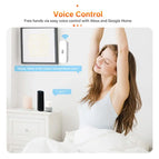 AUBESS Tuya WiFi Temperature Humidity Sensor Home Connected Thermometer Compatible With Smart New Life Alexa Google Assistant