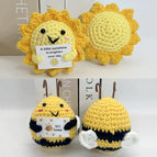 Crochet Positive Potato Desk Accessories Crochet Dolls Funny Gifts Office Interior Home Decor Christmas New Year Gifts