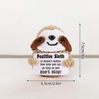 Crochet Ornament Office Desk Accessorie Crochet Figurine Decoration Handmade Woven Animals Kindergarten Decor Birthday Gifts