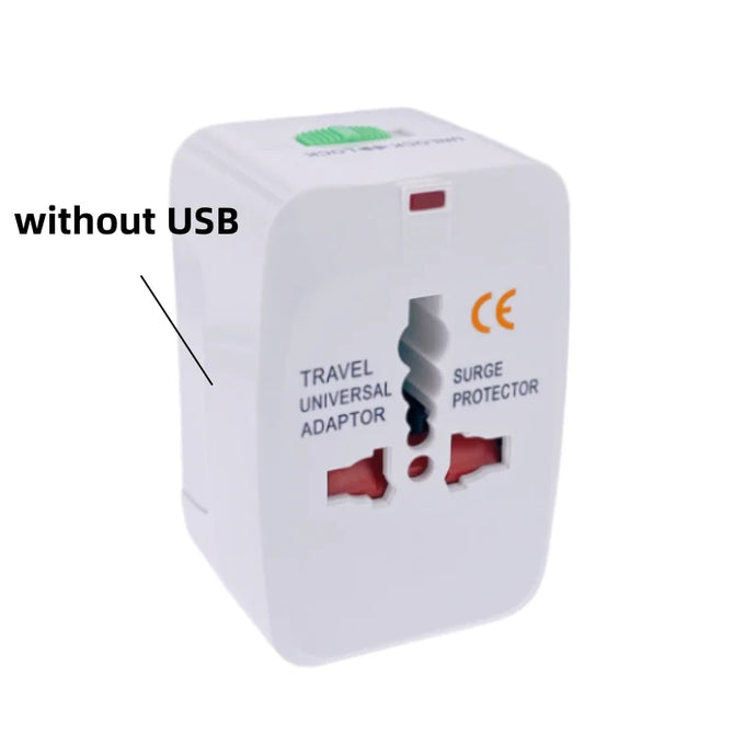 Universal Power Plug Adapter International European EU US AU UK Travel Adapter Electrical AC Charger Converter Socket Outlet
