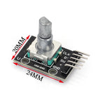 360 Degrees EC11 Rotary Encoder Module For Arduino Brick Sensor Switch Development Board KY-040 With Pins Liludin