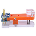 2x4P 2.54mm Test Tool Programmer Burning Module 2x4Pin PCB Test Fixture Gold-plated Probe Module Test, Upload Code for MCU Board