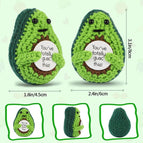 Positive Energy Potato Pocket Hug Handmade AnimalCrochet Mini Doll Funny Wool Gift for Friends or Lover Emotional Support Plant