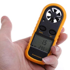 GM816 Mini Digital Anemometer Wind Speed Temperature Tester for w/LCD Backlight