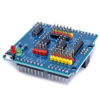 Sensor Shield IO Shield IO Board Base Shield Sensor Expansion Board Compatible for Arduino