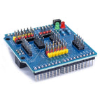 Sensor Shield IO Shield IO Board Base Shield Sensor Expansion Board Compatible for Arduino