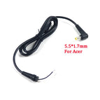 DC Power Cable Cord Connector DC Jack Charger Adapter Plug Power Supply Cable For Samsung HP Dell Sony Toshiba Asus Acer Lenovo
