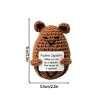 Positive Crochet Ornament Crochet Vegetable Fruit Pickle Miniature Decor Room Decor Office Desk Accessorie Office Accessorie