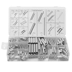 210PCS Metal Tension and Compression Springs Kit with Assorted Sizes in Storage Box for Various Equipment Maintenance Tasks