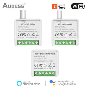 Tuya WIFI Zigbee Smart Switch Module Smart Life 1/2/3/4 Gang 2 Way Control Switch Support Alexa Google Home Alice Voice Control