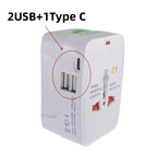 Universal Power Plug Adapter International European EU US AU UK Travel Adapter Electrical AC Charger Converter Socket Outlet