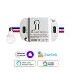 DIY Smart Wireless Remote Switch Smart Home Automation Remote Control Switch Relay Smart Life/Tuya eWelink for Alexa Google Home