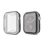 Soft Silicone Electroplate Cover For Apple Watch 7 41/45mm Protective Case For iWatch Series 6 SE 5 4 3 2 1 38mm 40mm 42mm 44mm