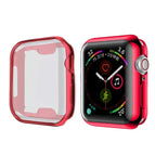 Soft Silicone Electroplate Cover For Apple Watch 7 41/45mm Protective Case For iWatch Series 6 SE 5 4 3 2 1 38mm 40mm 42mm 44mm