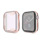 Soft Silicone Electroplate Cover For Apple Watch 7 41/45mm Protective Case For iWatch Series 6 SE 5 4 3 2 1 38mm 40mm 42mm 44mm