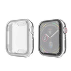 Soft Silicone Electroplate Cover For Apple Watch 7 41/45mm Protective Case For iWatch Series 6 SE 5 4 3 2 1 38mm 40mm 42mm 44mm
