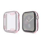 Soft Silicone Electroplate Cover For Apple Watch 7 41/45mm Protective Case For iWatch Series 6 SE 5 4 3 2 1 38mm 40mm 42mm 44mm