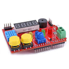 Starter kit Rich Shield with Infrared Receiver LED Buzzer Button DHT11 Light Sensor Temperature Voltage Module Board for Arduino