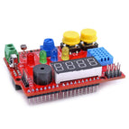 Starter kit Rich Shield with Infrared Receiver LED Buzzer Button DHT11 Light Sensor Temperature Voltage Module Board for Arduino