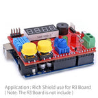 Starter kit Rich Shield with Infrared Receiver LED Buzzer Button DHT11 Light Sensor Temperature Voltage Module Board for Arduino