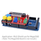 Starter kit Rich Shield with Infrared Receiver LED Buzzer Button DHT11 Light Sensor Temperature Voltage Module Board for Arduino