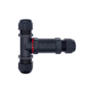 T branch T-type quick tee connectors IP68 waterproof connector 2/3/4/5pin cable wire gland sleeve connector
