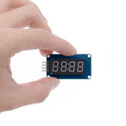 TM1637 4 Bits Digital LED Display Module For arduino 7 Segment 0.36Inch Clock RED Anode Tube Four Serial Driver Board Pack