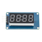 TM1637 4 Bits Digital LED Display Module For arduino 7 Segment 0.36Inch Clock RED Anode Tube Four Serial Driver Board Pack