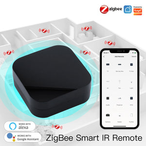 Tuya ZigBee Smart IR Remote Control Universal Infrared Remote Controller for Smart Home works Support for Alexa Google Home