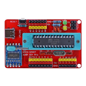 Type-C USB ATmega328P Development Board OPEN-SMART 328P DIY Pro Module CH340 Driver with Pin Header Compatible for Arduino