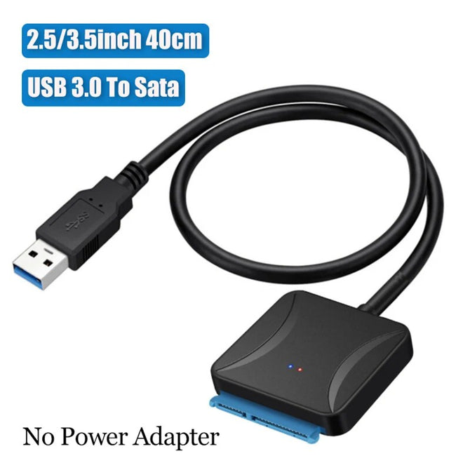 USB 3.0 To Sata Adapter Converter Cable For 2.5/3.5 inch External HDD SSD Hard Drive Up To 5Gbps High Speed SATA Adapter Cables